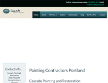 Tablet Screenshot of cascadepandr.com